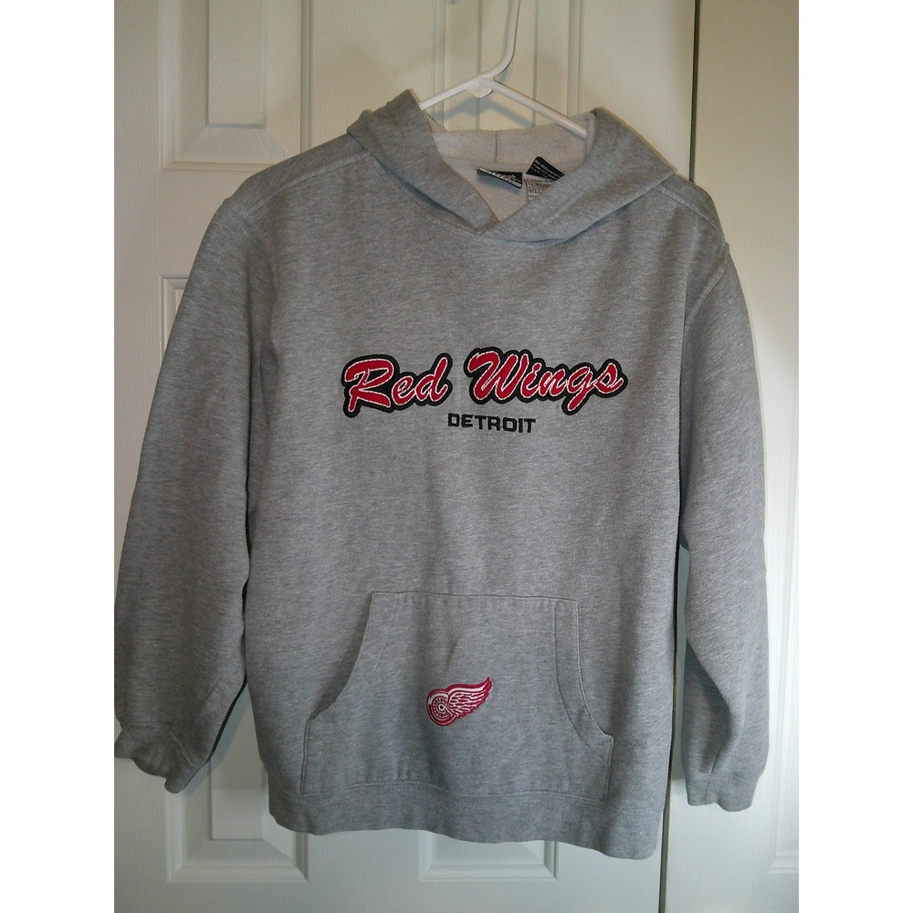 NHL Detroit Red Wings Hoodie Pullover Hockey Graphic‎ Sweatshirt XL